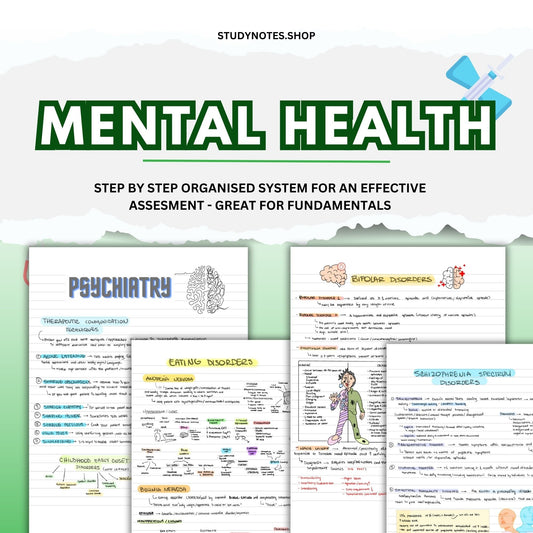 Mental Health Disorders and Pharmacology